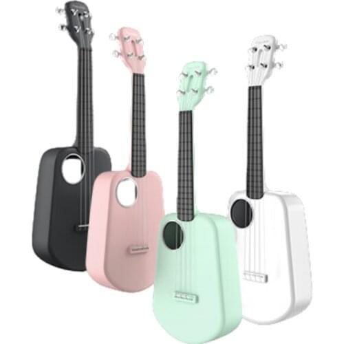Travel Ukulele Original Bass White Body Electric Pink Small Guitar Profesional Sports Bluetooth Guitarra Entertainment ZZ50YL