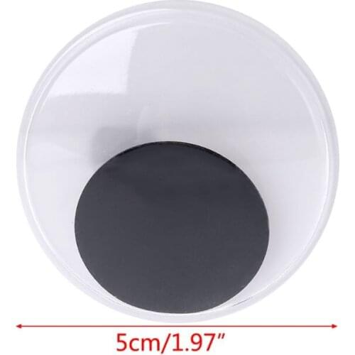 10pcs 50mm Doll Toy Wiggly Eyes Self-adhesive Scrapbooking Crafts For Doll Toy Accessories