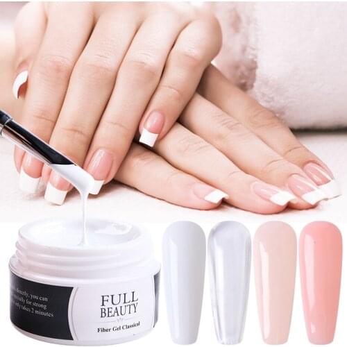 15ml Acrylic Gel Nail Extension Building Gel Repair Prolong Enhance White Clear Nail Polish UV Varnishes All For Manicure LE1623