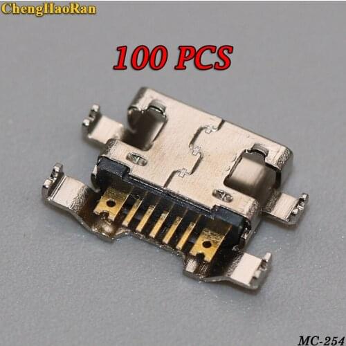 ChengHaoRan 100pcs micro mini USB Charger Charging Port For LG K10 K420 K428 jack socket Connector Dock plug Repair Part 7pin