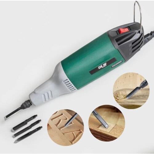 Woodworking engraving machine small carving wood carving flower power tool diy wood hand-held household mini