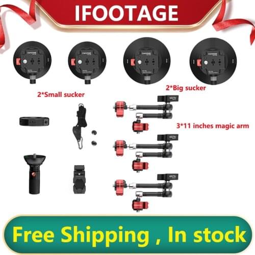 IFootage Spider Crab On-board Suction Cup Car Shooting System Micro Single Camera GOPRO Film Camera Marriage Car Shooting