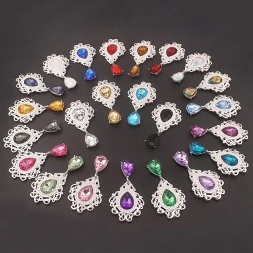 Hot Price Party and Holiday DIY Retro Decoration 10Pcs/Lot 26*48MM Cheap Metal Red Wine Cake Wedding Anniversary Retro Decor