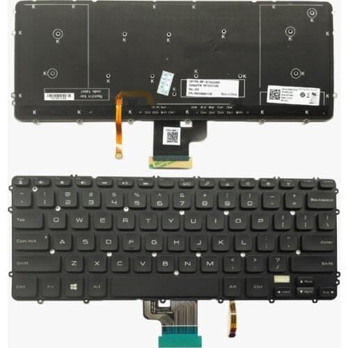 New For Dell Precision M3800 / XPS 15 9530 Laptop Keyboard With Backlit Without Frame