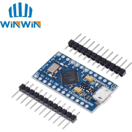Pro Micro ATmega32U4 5V/16MHz Module with 2 row pin header