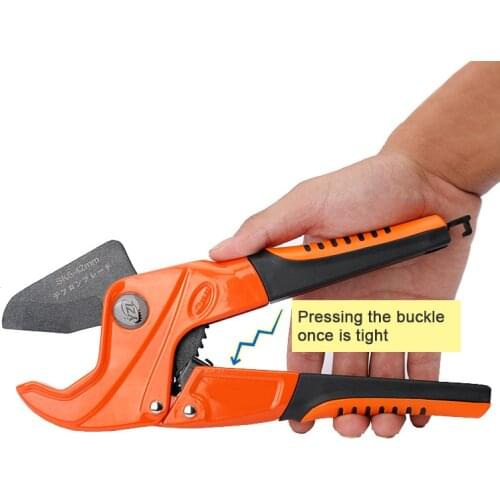 Pipe Cutting Cutter Scissors Pipe Cutter Tube Hose Plastic Pipes PVC/PPR Plumbing Manual Hand Tools PAK55