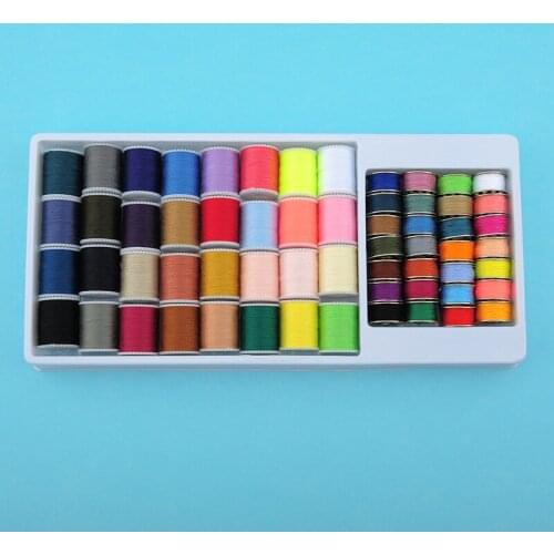 Diy Sewing Thread Kit Repair Thread Sewing Machine Thread Household 32 Large Axis 28 Metal Bobbin Bottom Thread Color Thread Set