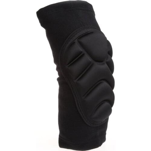 Leg Knee Patella Support Sports Brace Wrap Protector Pad Sleeve Guard Black