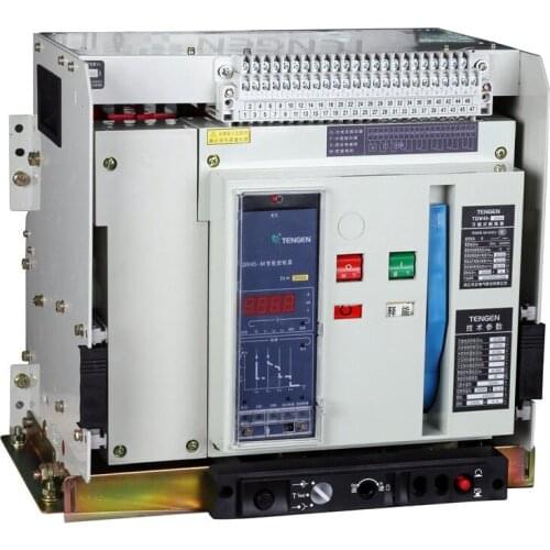 TENGEN factory supply 4000A 3P 4P fixed type Intelligent air circuit breaker ACB