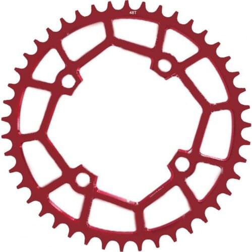 Bicycle Chainwheel Round 104BCD 40/42/44/46/48/50/52T Bicycle Parts MTB Road Bike Aluminum Alloy Chainring Sprockets