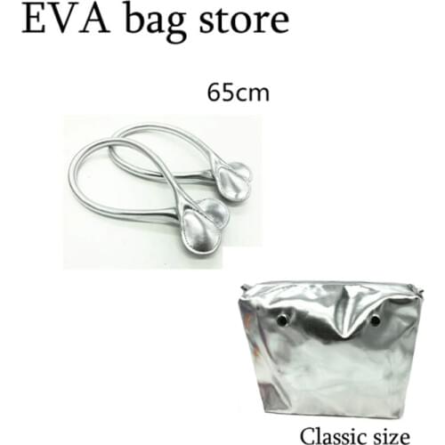 Waterproof Lining Insert Pocket + handles for Classic for Obag Canvas Inner Pocket for O Bag silicon bag handbag accessories