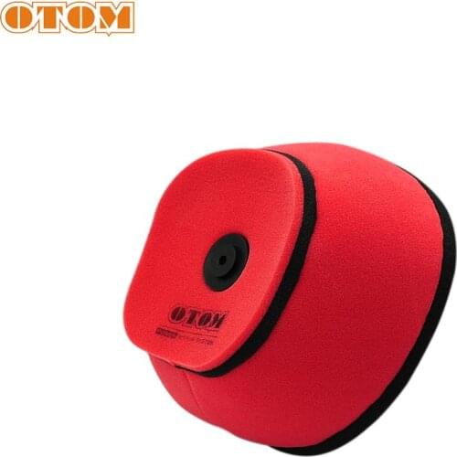 OTOM Motorcycle Air Filter Cleaner Off Road Motorcross Air Filters Cartridge Element For SHR Chinese Dirt Street Bike ATV Quad
