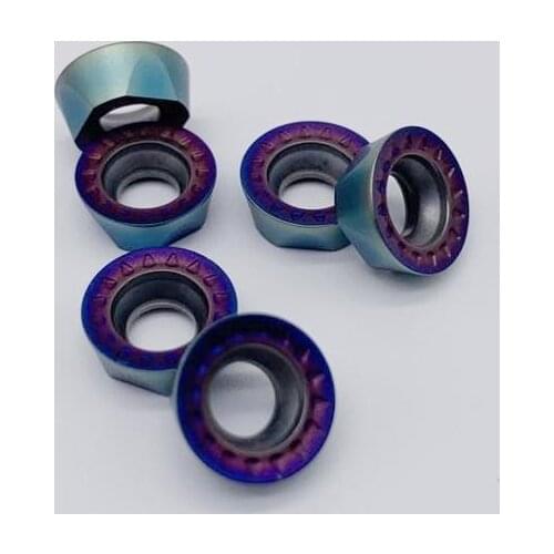 High Quality Carbide RPMT10T3MOE-JS Turning Tool lathe tools Blue Flame Series CNC tool parts Milling cutter metal cutting tools