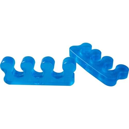 1pair Reusable Flexible After Sports Yoga Practice Pedicure Bunion Straightener Spacer Manicure Tool Soft Silicone Toe Separator