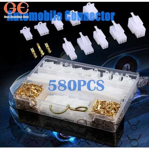 50Sets Wire Connectors Housing Female Terminals Automobile Kit