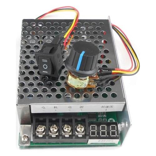 60A DC motor speed controller motor drive module reverse switch digital scale tachometer 10V-55
