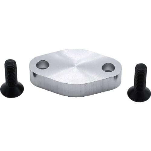 Aluminum Car Auto EGR Exhaust Block Off Plate w/ Screws Fit for LS Truck