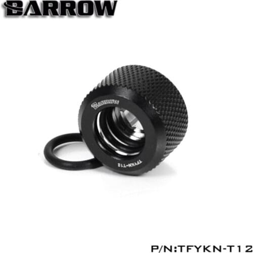 Barrow TFYKN-T12, OD12mm Choice Hard Tube Fittings, G1/4 Adapters For OD12mm Hard Tubes