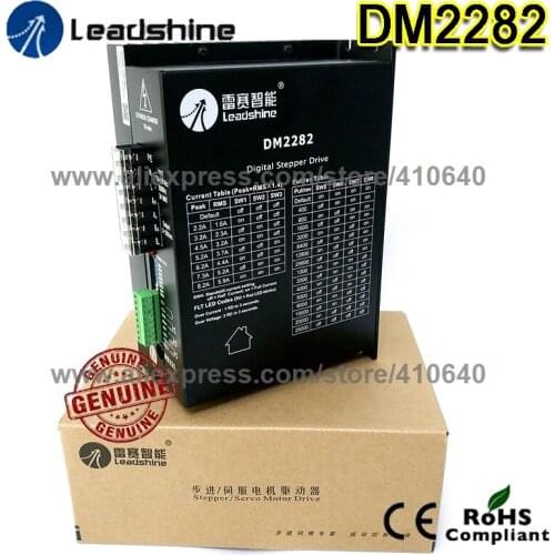 Digital Stepper Drive Leadshine DM2282 High Performance 2-Phase with 80 to 230 VAC Input Voltage and Max 8.2A Output Current
