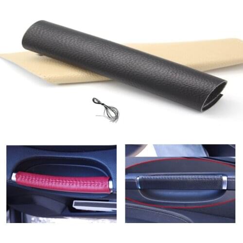 For Mercedes Benz R Class R300/R320/R350/R400/R500 2006 2007 - 2014 2015 2016 2017 Genuine Leather Interior Door Handle Cover