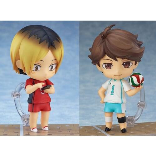 10cm Haikyu Anime Figures Oikawa Tooru #563 Kozume Kenma #605 PVC Action Figuras For Kid Birthday Gift