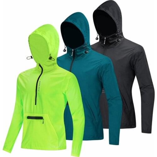 Wosawe Mountain Bike Motorcycle Riding Windbreaker Cycling Waterproof Windproof Long Sleeve Cycling Jersey for Running Camping