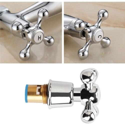2021 New 1Set Copper Cross Handle Bath Sink Faucet Handle for Kitchen Bathroom Accessory
