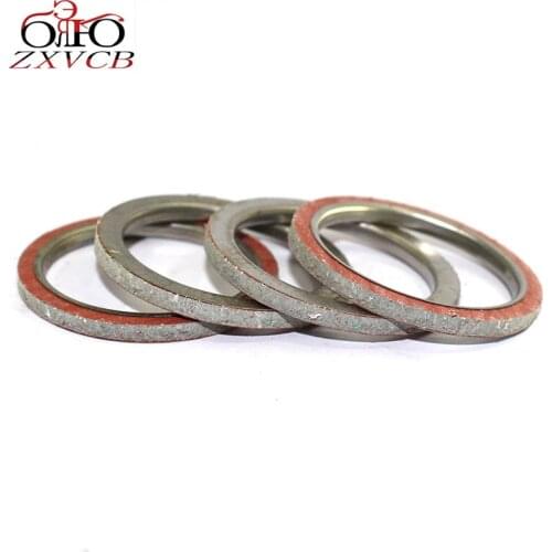 4PCS FOR KAWASAKI KVF400 1999-2002 KVF400 1999-2002 KEF300 B1-B3 Lakota Sport 2001-2003 Exhaust Pipe Gasket