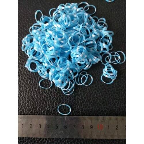 Add some rubber bands Pet grooming rubber band Dog headwear Dog Teddy York rubber band 2mm