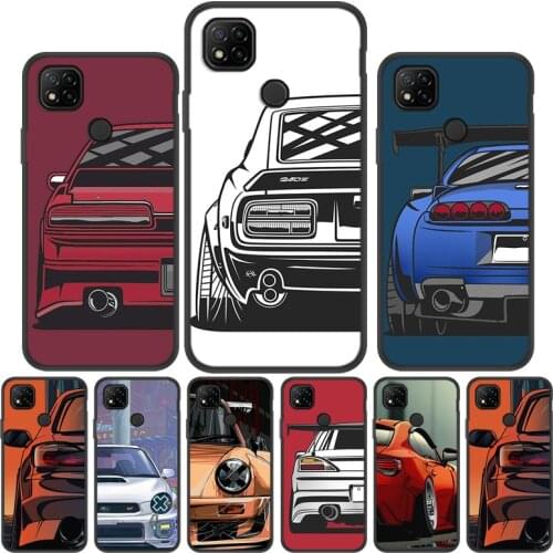 Luxury Case For Xiaomi Redmi 9 9T Case Funda Redmi Note 9T 9C NFC 9A Mi 9 Pro Cases Redmi9 9 T C Sports Cars Male Men Phone Capa