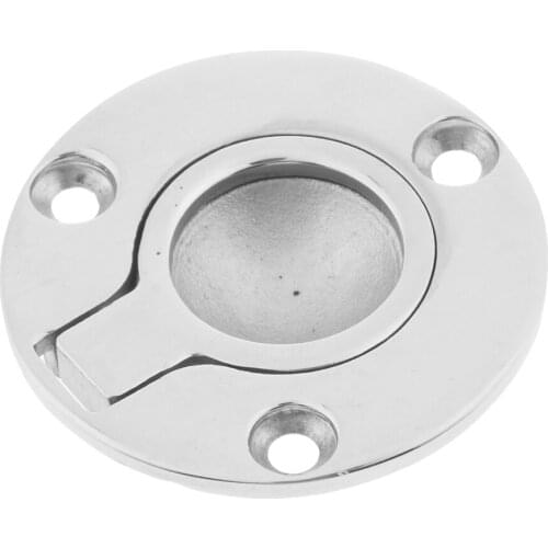 Stainless Steel Polished Ring Handle Hatch Pull Lift Boat/Marine/Yacht Hardware 50*41mm
