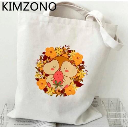 Hamster shopping bag eco reusable bolsa grocery shopper shopping bag reciclaje tote fabric bolsa compra sacolas