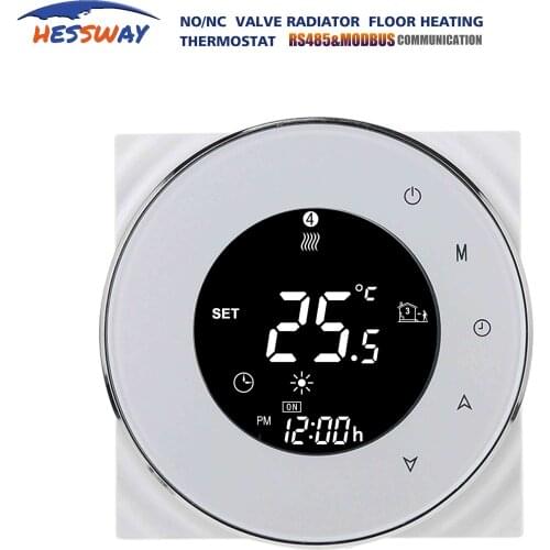 Touch Screen Heating Thermostat RS485&MODBUS Temperature Controller for Thermostatic Radiator Valve Hvac System