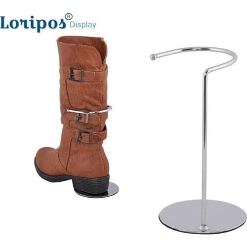 Women Boots Holder Stand Shoes Display Rack Table Boots Display Rack Metal Bracket Window Display Props Boots Rack Organizer