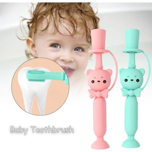 1 Pcs Kids Soft Silicone Training Toothbrush Baby Children Dental Oral Care Tooth Brush Tool Baby Kid Tooth Brush Baby Items