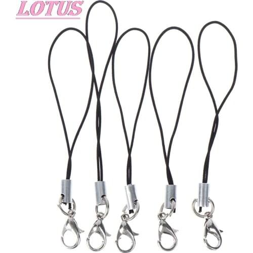 10PCS Lanyard Keychain For USB Flash Drive Strap String Black New Brands Hotsale