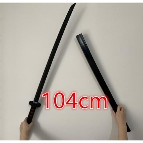 2 Styles 104cm Cosplay Sword Zoro Sandai Kitetsu Sword Ninja Samurai Props Sword Model 1:1 Toy