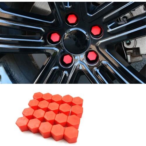 20pcs car wheel bolt screw protection cover for FIAT 500 Tipo Punto Freemont Cross Coroma Panda Idea Palio Fastback Fullback
