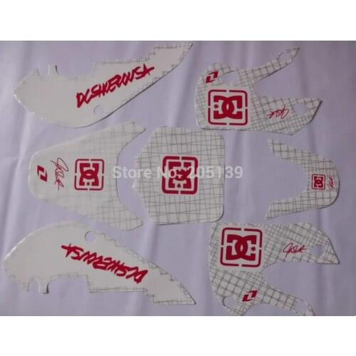 RACING motorcycle 3m graphics kit decals sticker for kawasaki moto dirt pit bike KLX110 KX65 -K0012