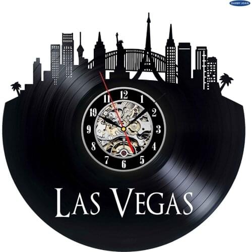 2017 Fresh Design CD Vinyl Disc Modern Wall Clock Las Floral Art Classic Watch Clock Relogio Parede