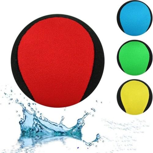 5.5cm Skips On Water Bouncing Ball TPR Cloth Beach Ball Swimming Pool Water Wave Ball Games Sport Toys For Children Adult