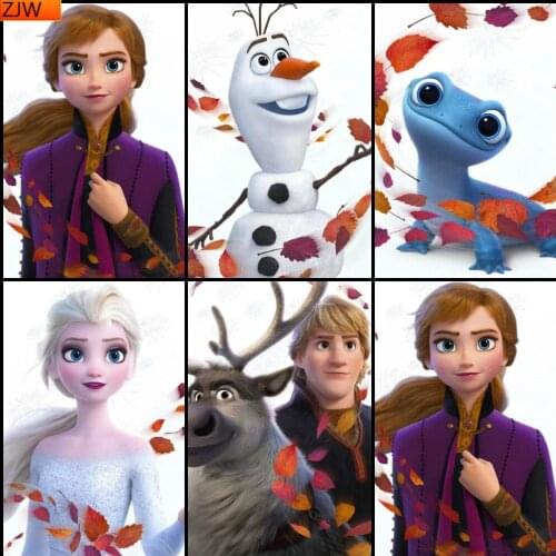 Disney Diamond Painting 5D DIY Full Round Diamond Embroidery Cartoon Full Series Character Mosaic Painting Home Decoration Gift