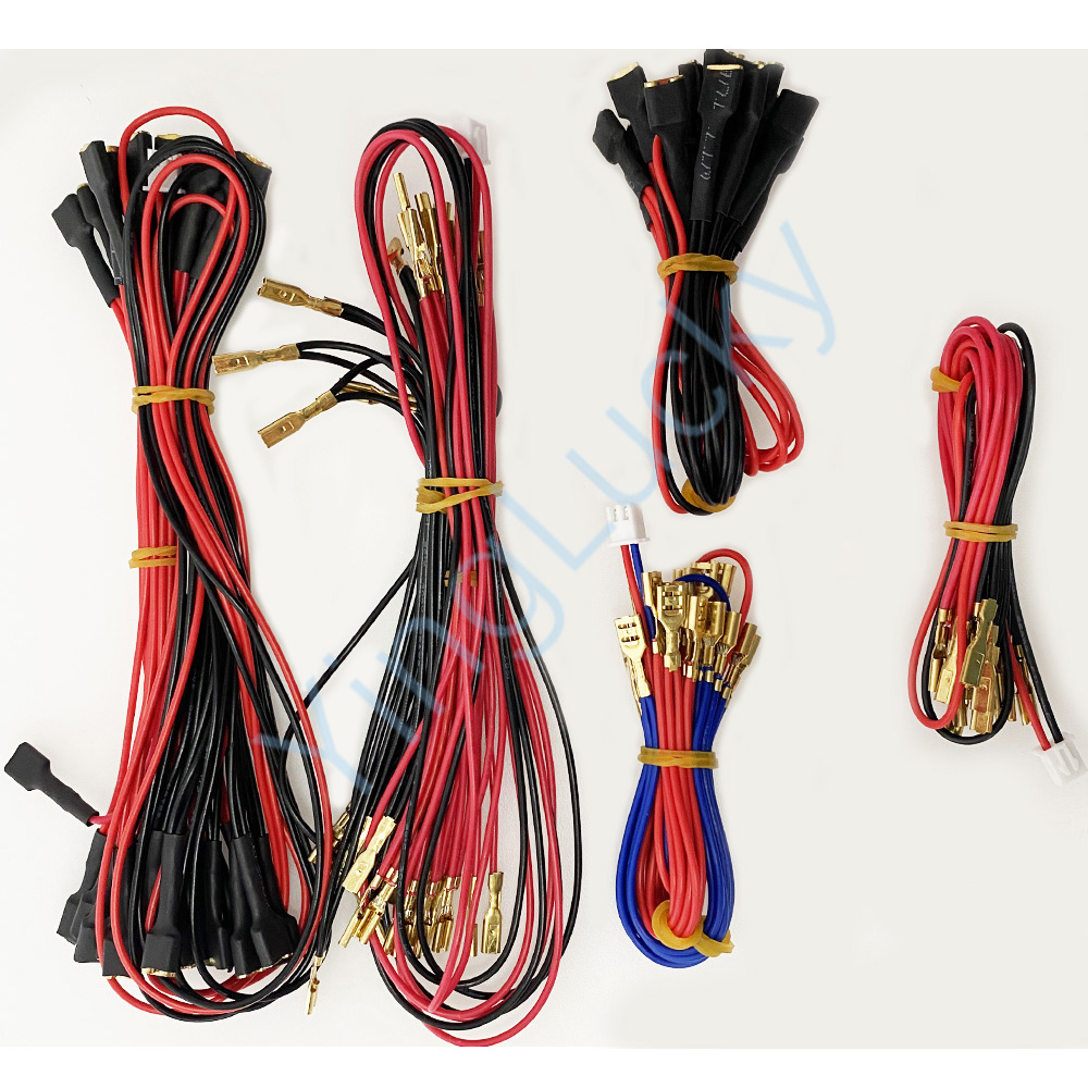 Arcade LED button light bulb Cable with 6.3mm or 2.8mm quick 2pin connector to USB encoder for Arcade joystick DIY /LED Button