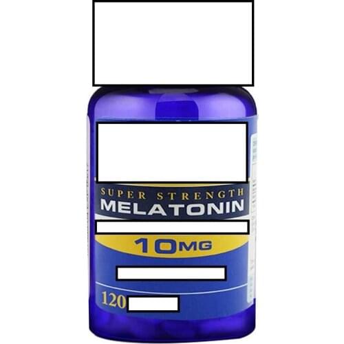 Free Shipping Original Melatonin Nighttime 10 mg 120