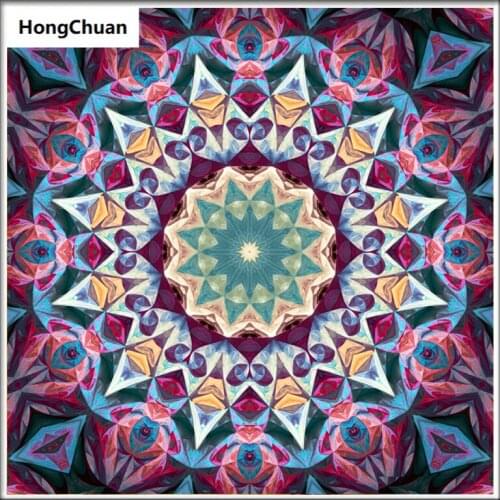 Fast delivery 5D diamond painting cartoon religious mandala DIY mural square rhinestone mosaic round embroidery home decoration