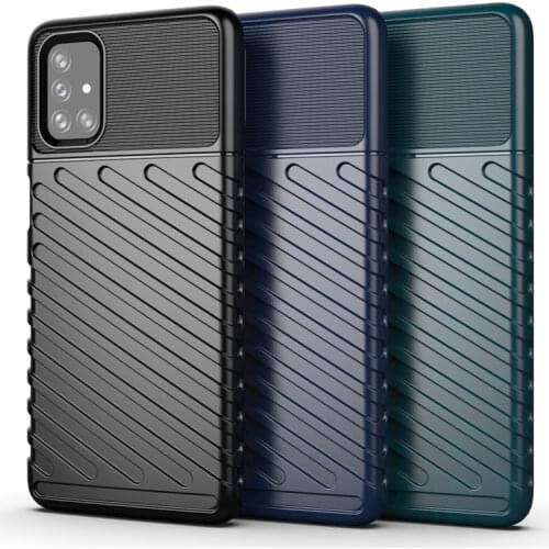 For Samsung Galaxy M51 Case Rubber Silicone Protective Armor Shell Soft Case For Samsung M31 A71 A51 A31 A21 Note 20 S20 Ultra