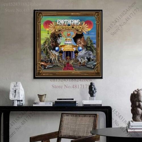 Earthgang Poster Rapper Singer Music Album Mirrorland Canvas Painting Wall Art Posters and Prints Home Decor