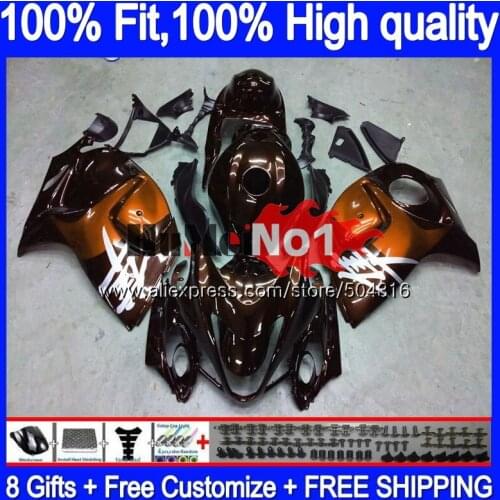 Injection For SUZUKI Hayabusa GSXR 1300 GSXR-1300 29MC.129 GSXR1300 2008 2009 2010 2011 2012 08 09 10 11 12 Dark orange Fairing