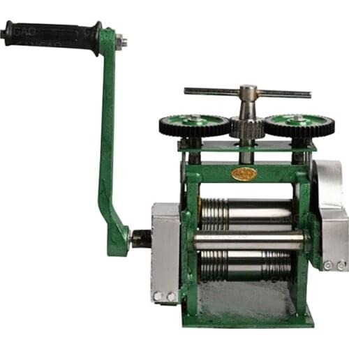 Jewelry Combination Rolling Mill Machine Distance Adjustable Manual Press Tabletting Tool for Jewelry Repairing Designing