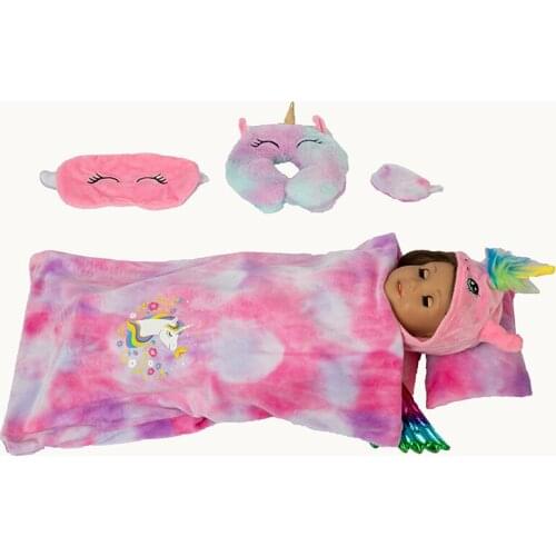 6Pcs/set Pony Suit Purple Clothes fits for American girl 18" american girl doll alexander doll best gift